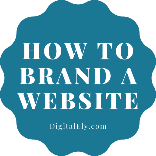 How to brand a website