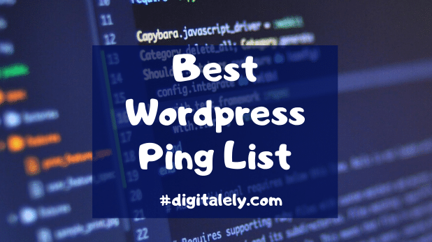 Best WordPress Ping List